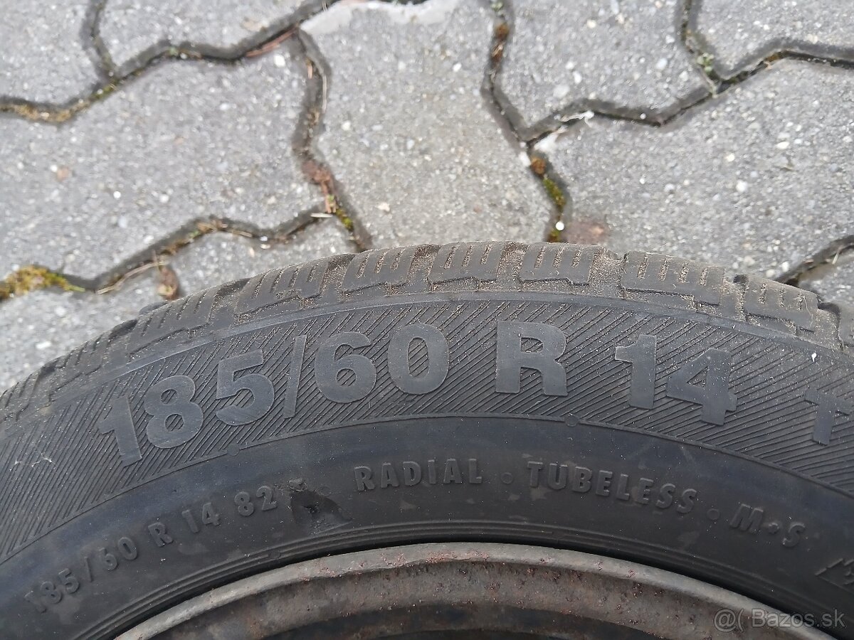 Predám komplet kolesa 185/60 R14 - 3