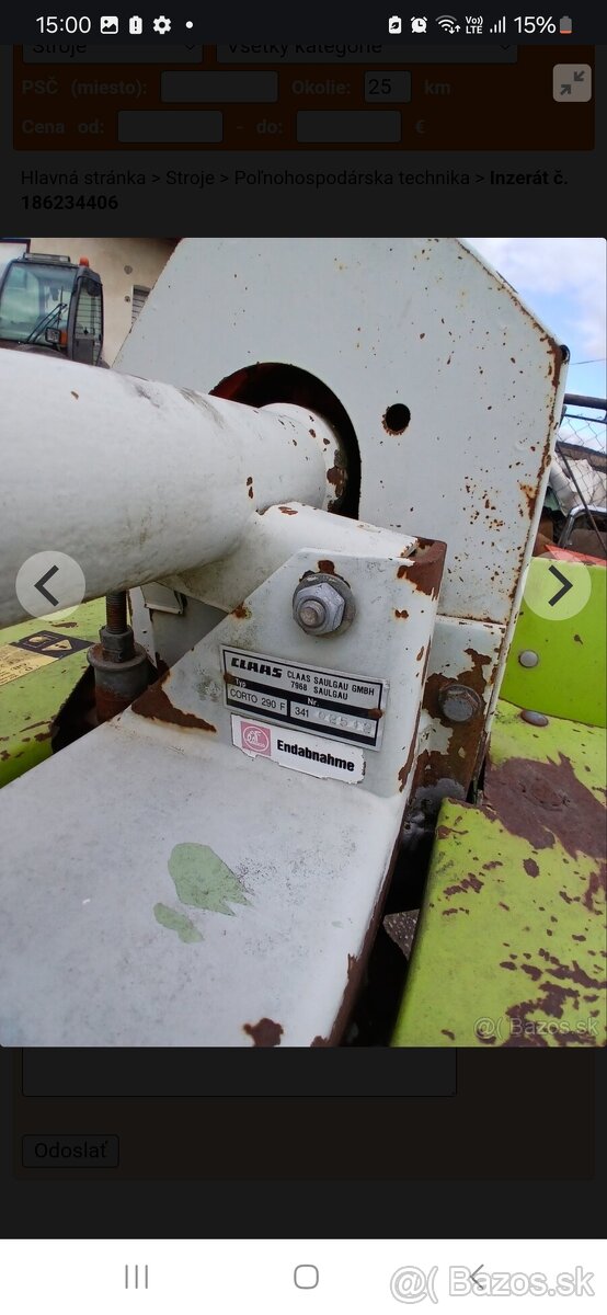 Predám diskovu kosu cllas 290 - 3