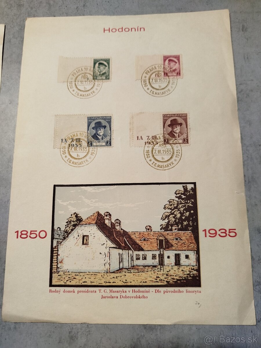 1. ČSR - príležitostné pečiatky - 3