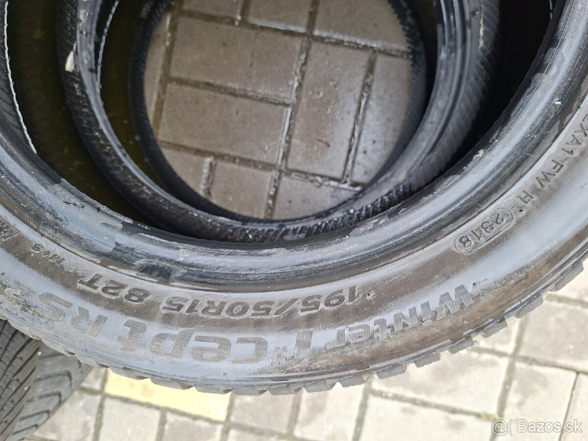 Predám zimné pneumatiky 195/50R15 82T - 3