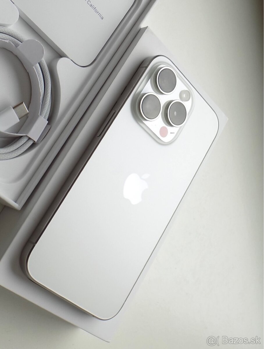 ❗️Apple iPhone 15 Pro white titanium |1 rok záruka| - 3