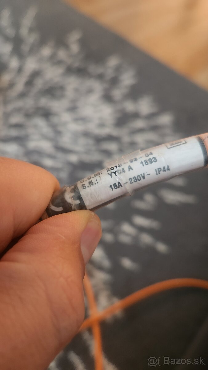 TYP 1 nabijaci kabel 5m 16A - 3