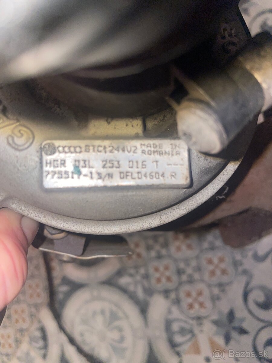 Turbodúchadlo GARRETT 1,6 TDi , škoda octávia 2 - 3