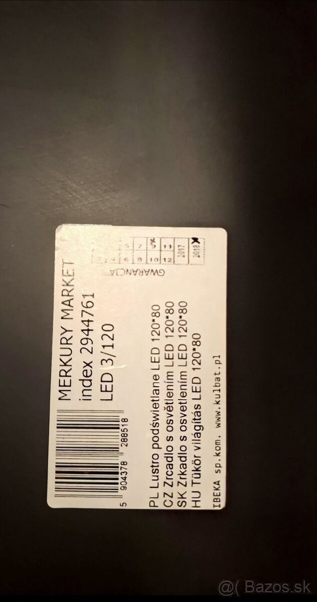 LED zrkadlo do kupelne 120x80cm - 3