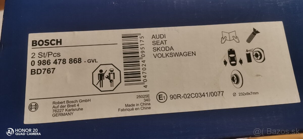 zadne brzdy octavia 1 - 3