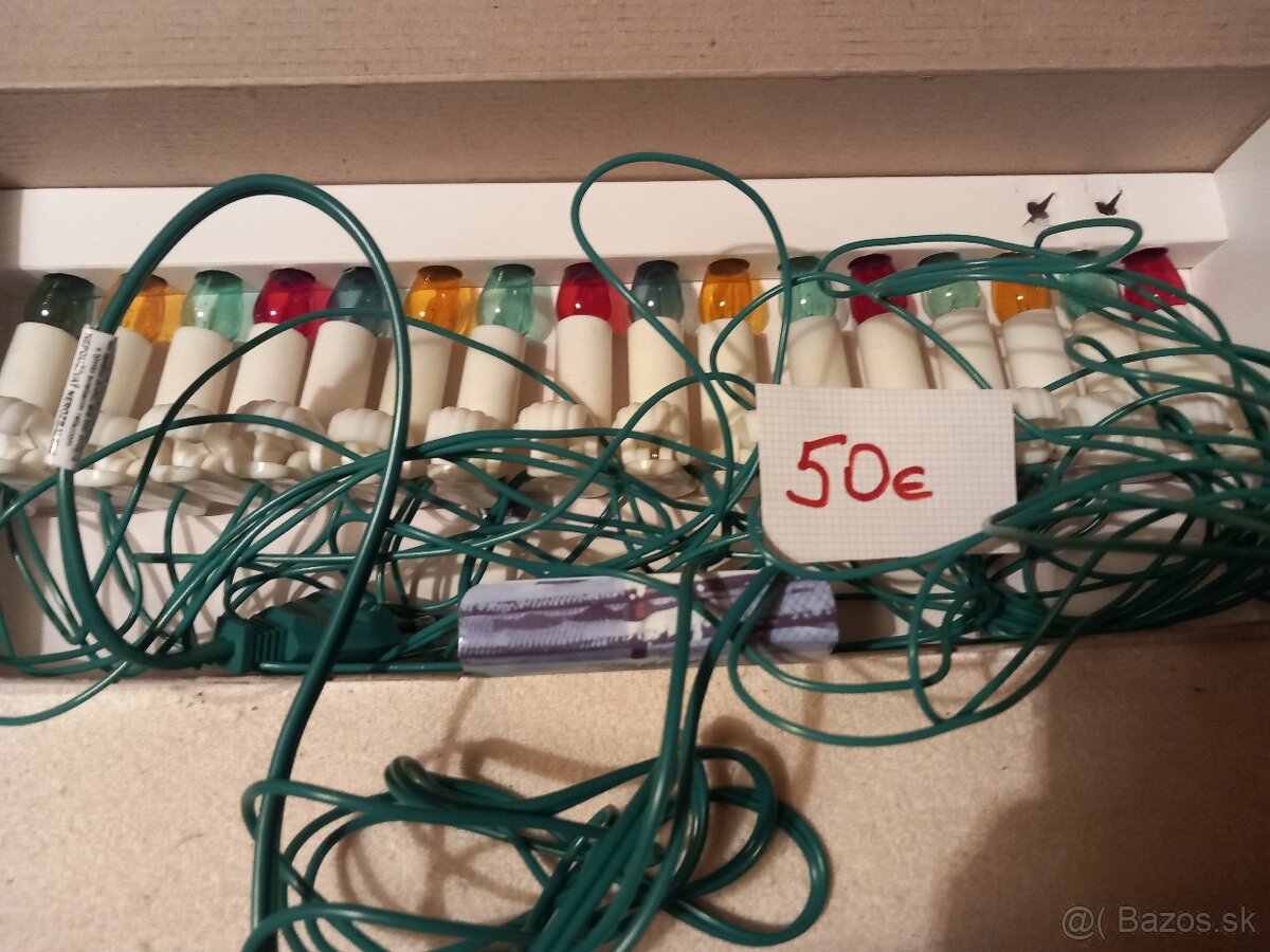 Retro vianočné svetla a ozdoby - 3