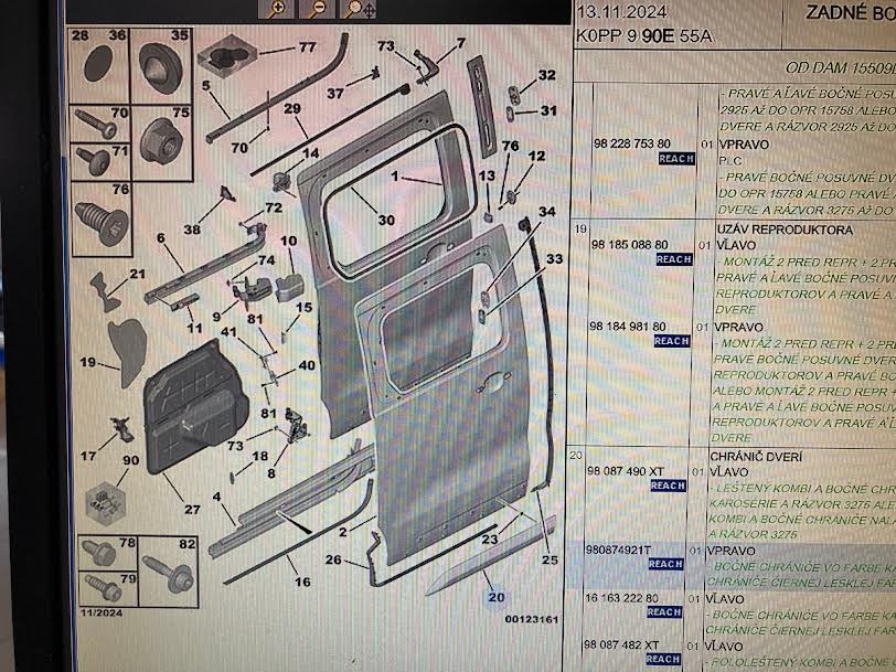 Lišty dverí vozidiel Peugeot - 3