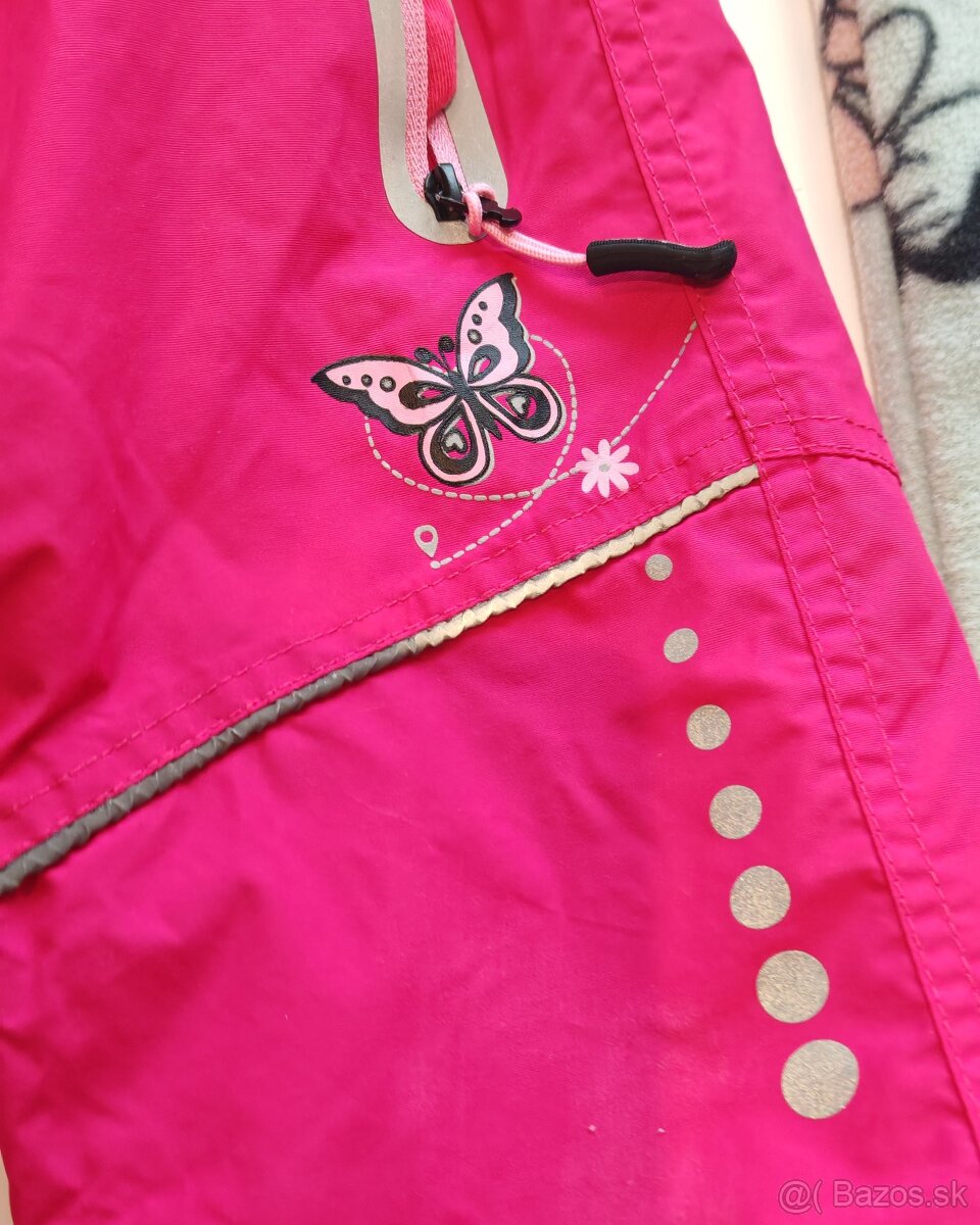 Šusťákové nohavice zateplené flisom - 3