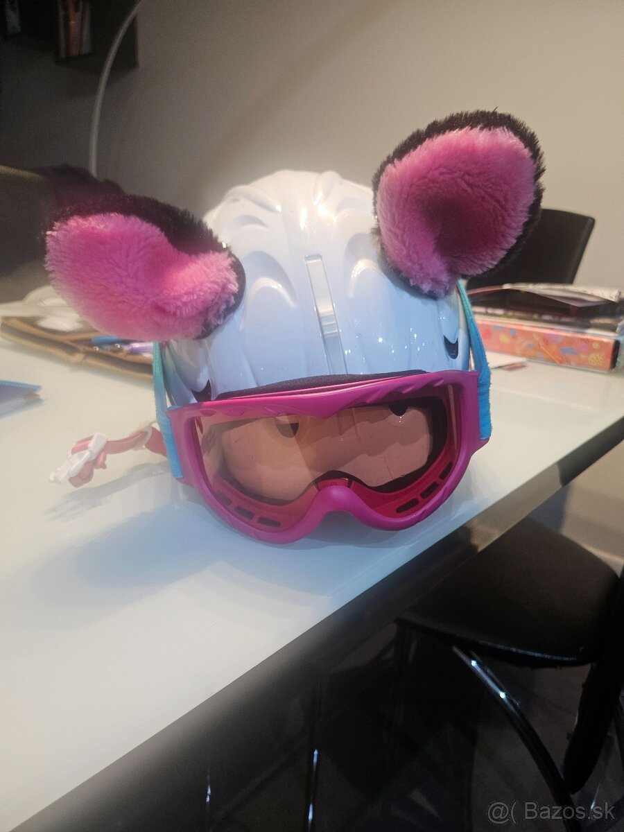 Detská lyžiarska prilba+okuliare - 3