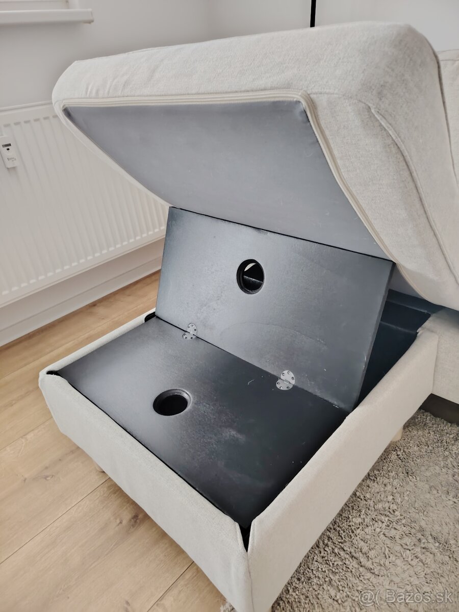 IKEA Parup 3 miestna pohovka s leňoškou - 3