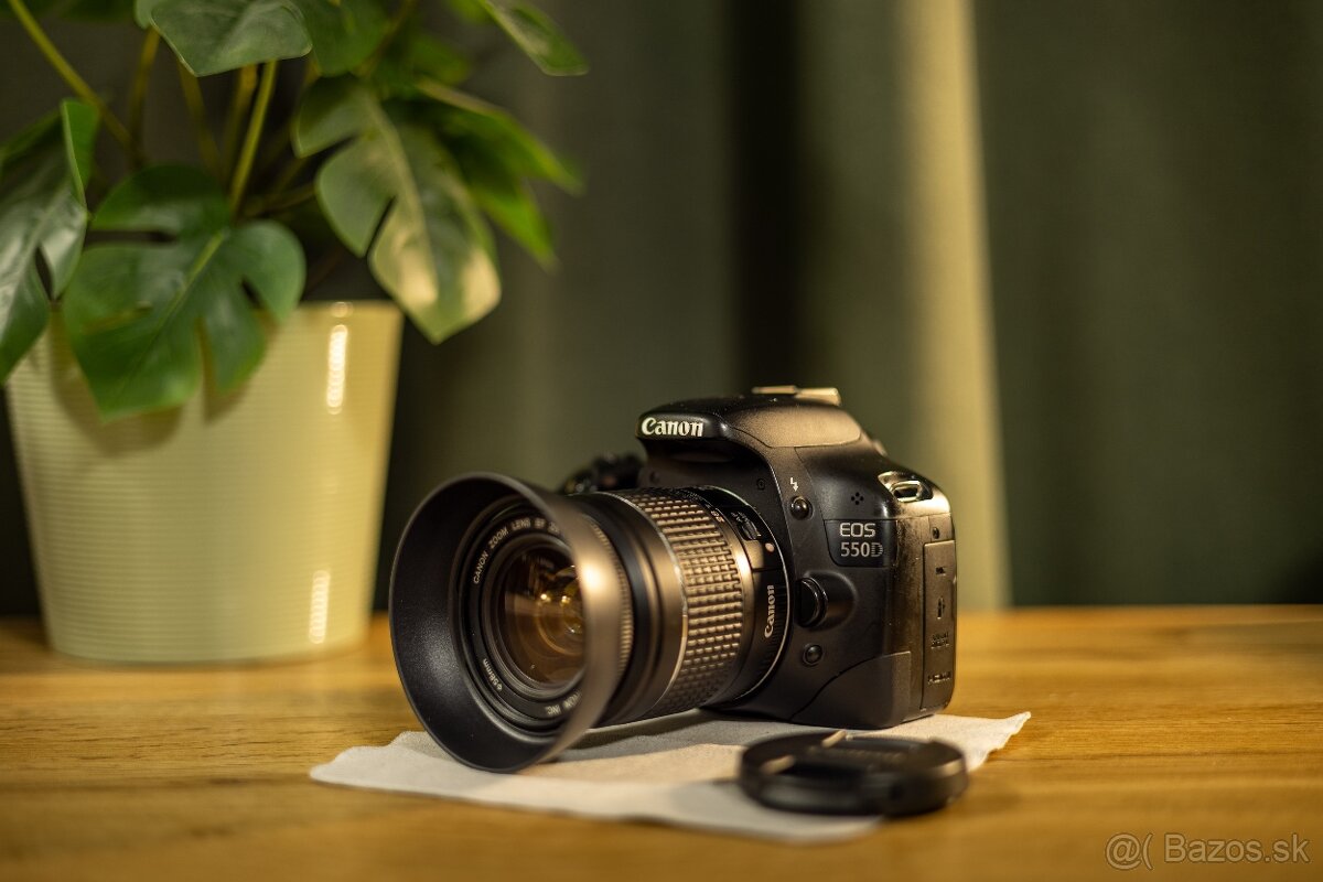 Canon 550D + 28-80mm + blesk + 64GB karta + taška (top stav) - 3