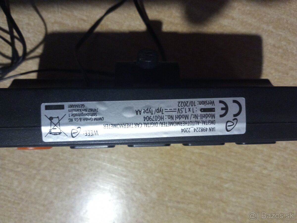 Kombinovany digitalny teplomer/ hodiny - 3