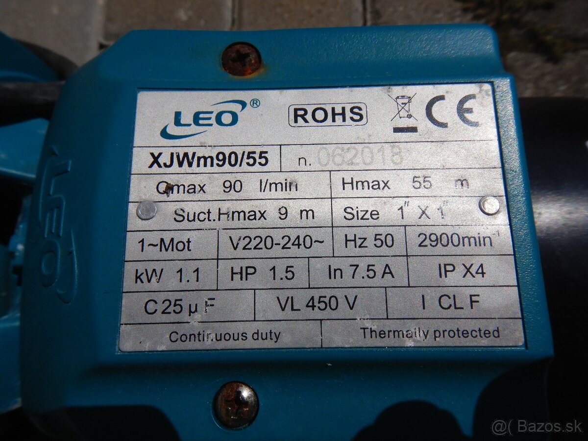 čerpadlo na vodu elektrické - 3