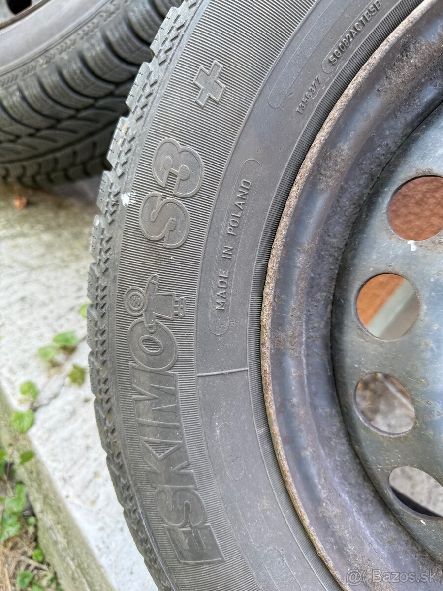 Predám Zimné plechové pneumatiky - 3