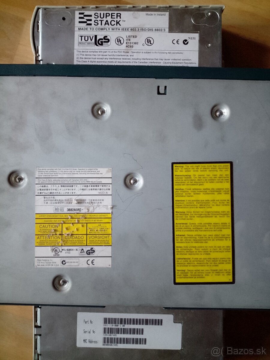 Catalyst 2900 Series XL, 3Com SuperStack II a iné - 3
