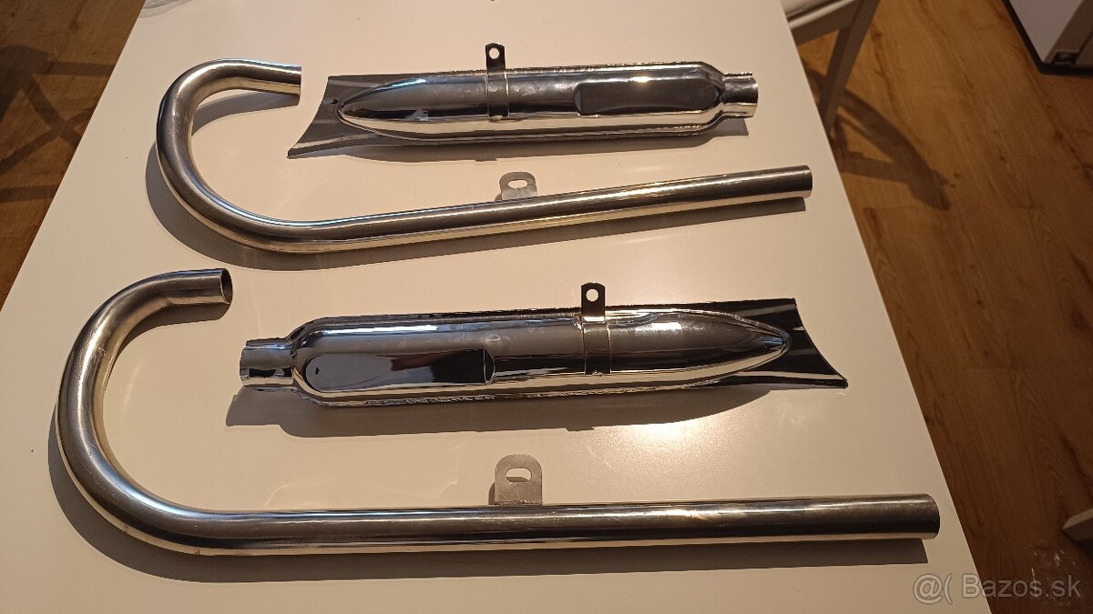 Výfuky Dněpr k750 a Ural M72 - 3