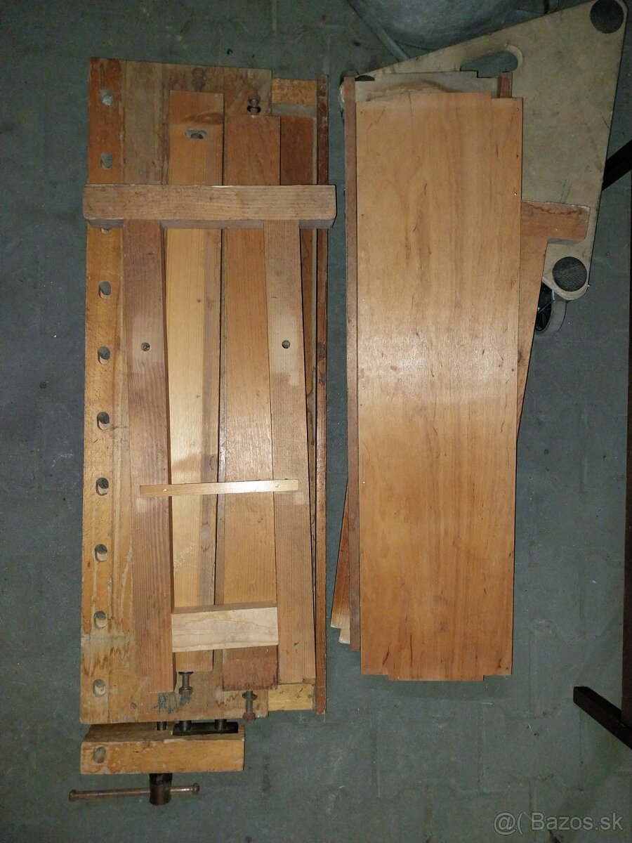 Hoblíky, školský stolársky stôl - 3