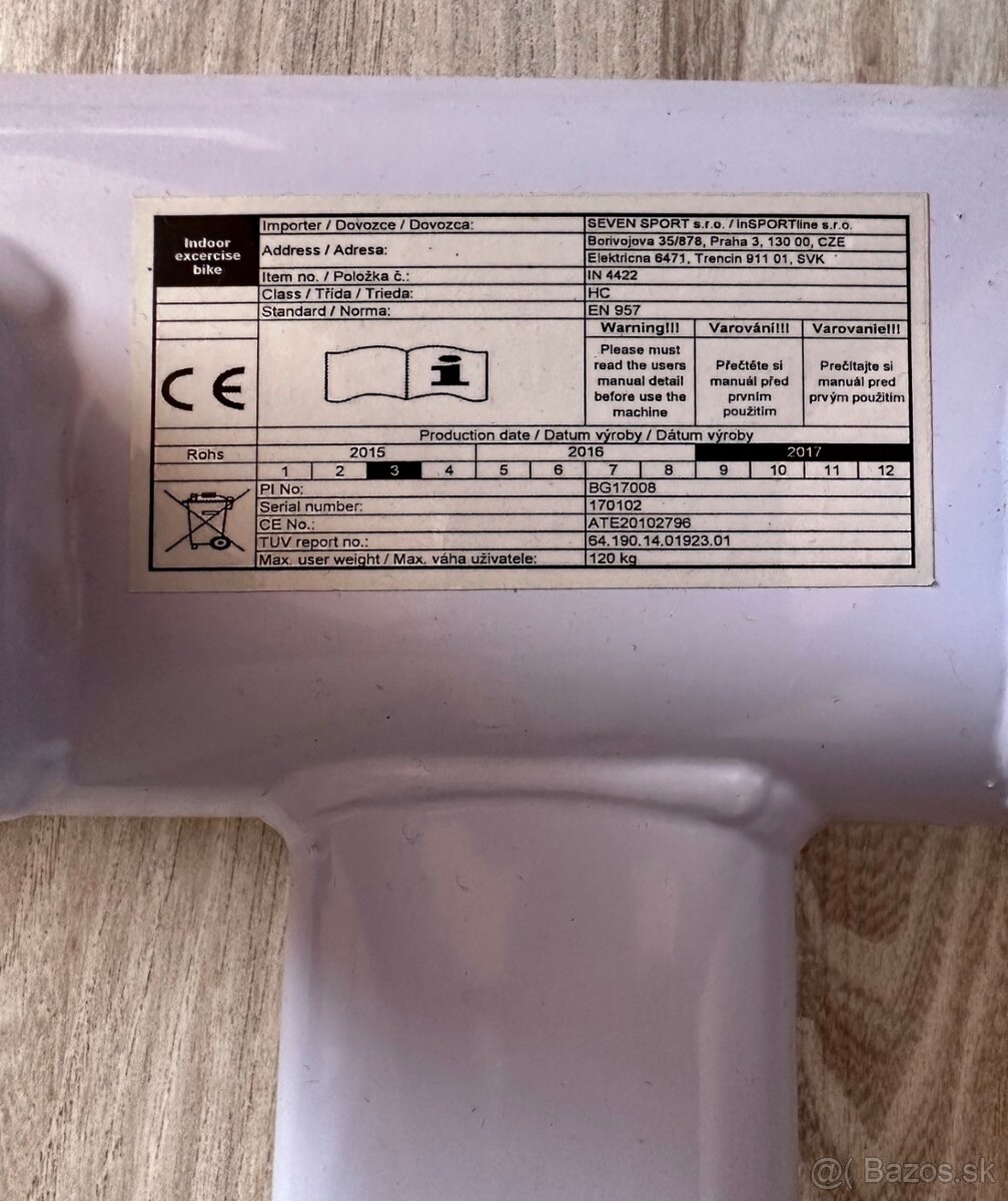 INSPORTLINE Stacionárny bicykel - 3