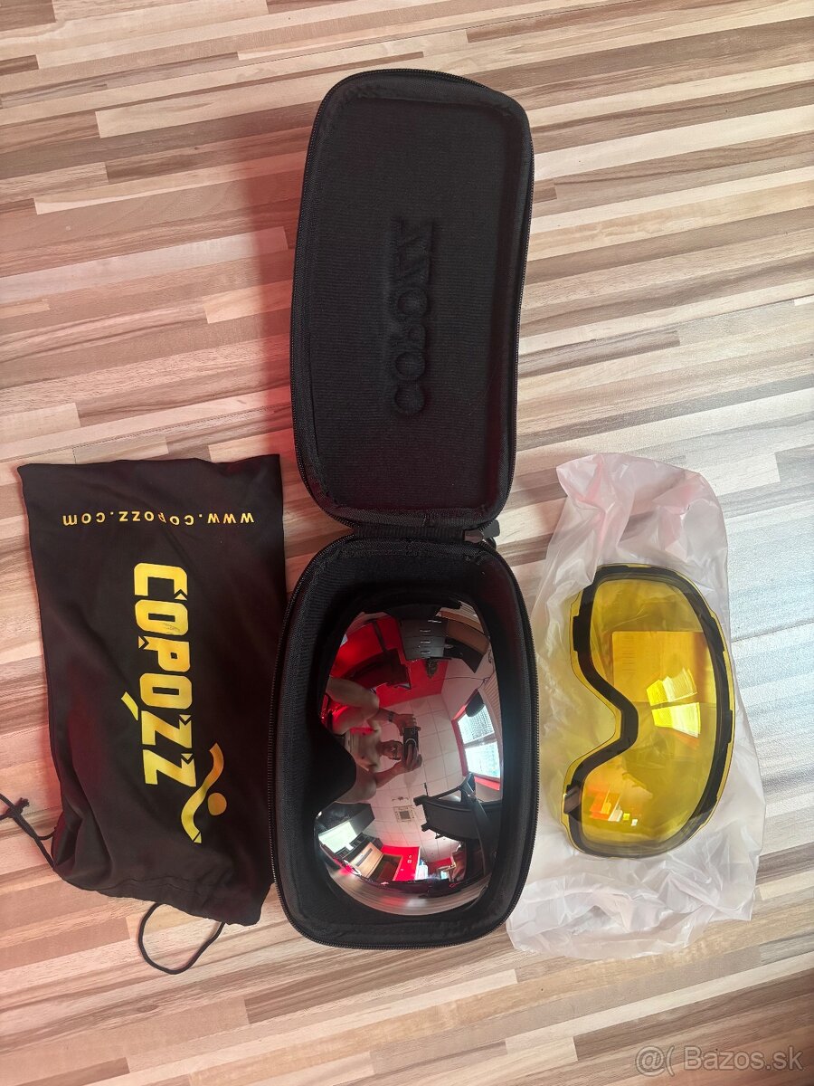 COPOZZ magnetické lyžiarske okuliare – ako nové, 1× použité - 3