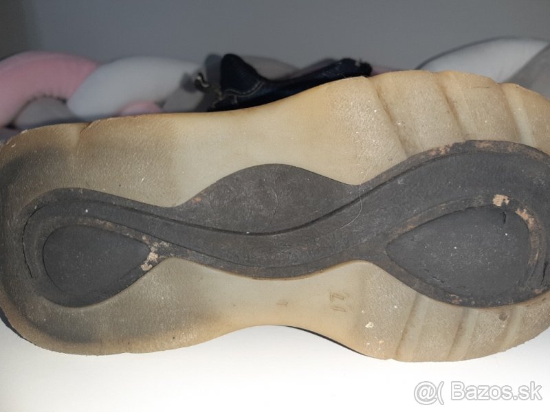 Modré prechodné topánky - 3