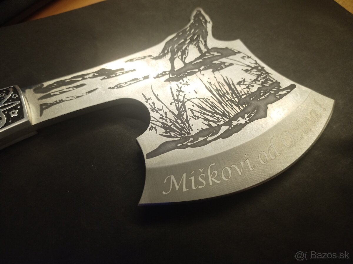 Bushcraft zdobená sekerka - 3