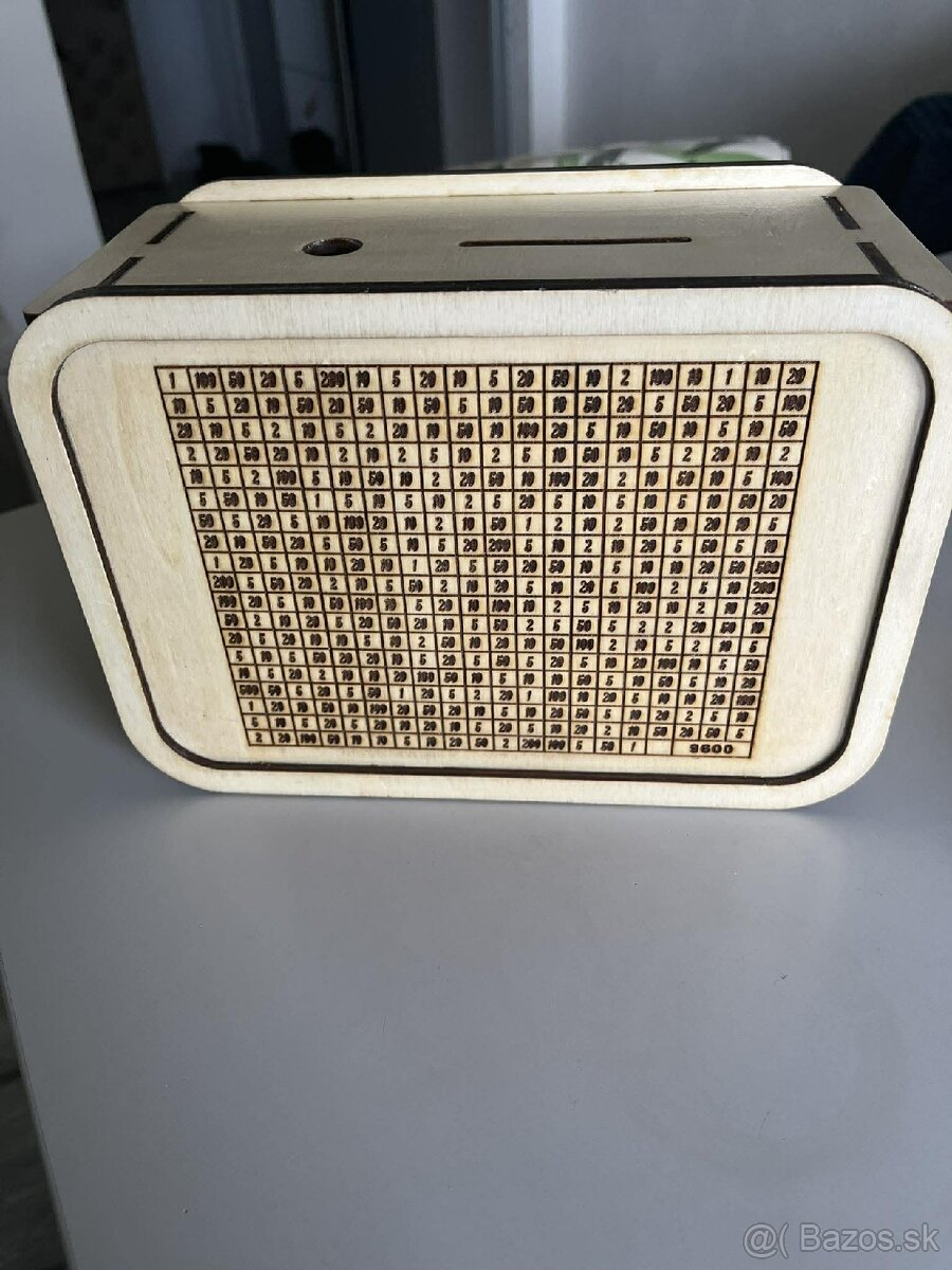 Drevená pokladnička - 3