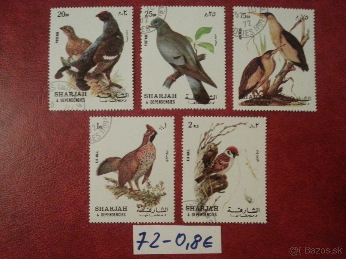 Postove znamky fauna - 3