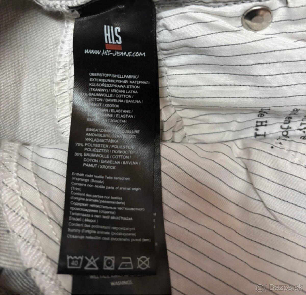 H.I.S riflová sukňa - 3