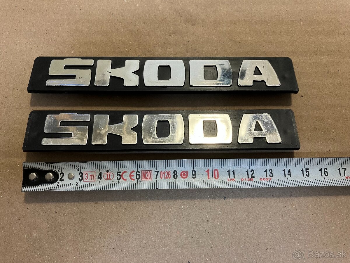 Škoda 105L, 120, 130 - nápisy - 3
