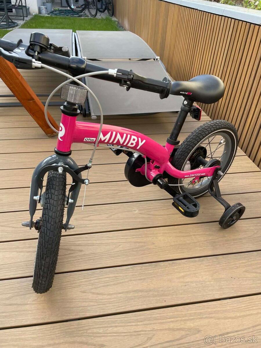 QPLAY Bicykel Miniby 3v1 - 3