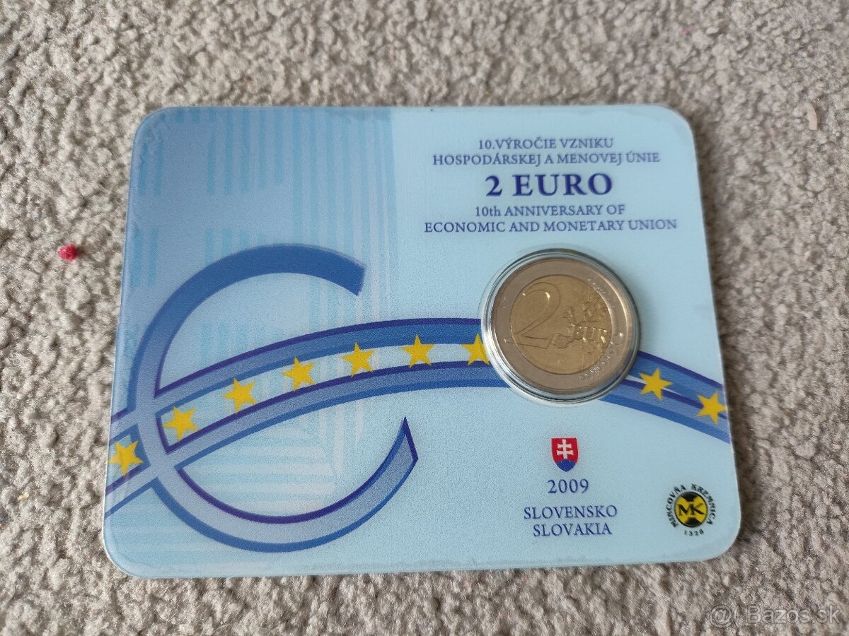 Predám Slovenské 2€ BU karty - 3