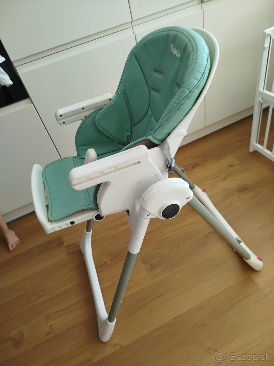 Detská stolička ZOPA Ivolia Silver Green - 3