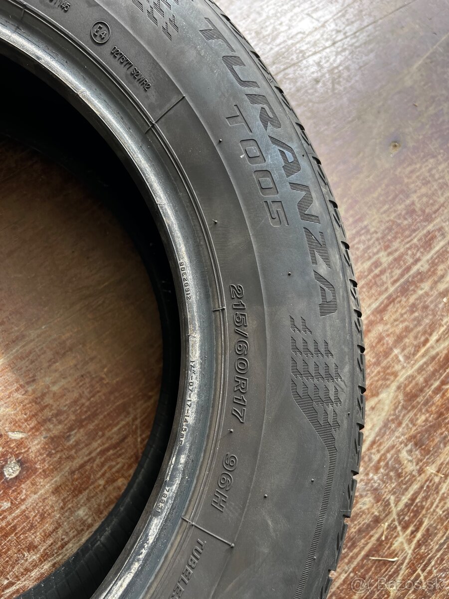 215/60R17 letné pneumatiky - 3