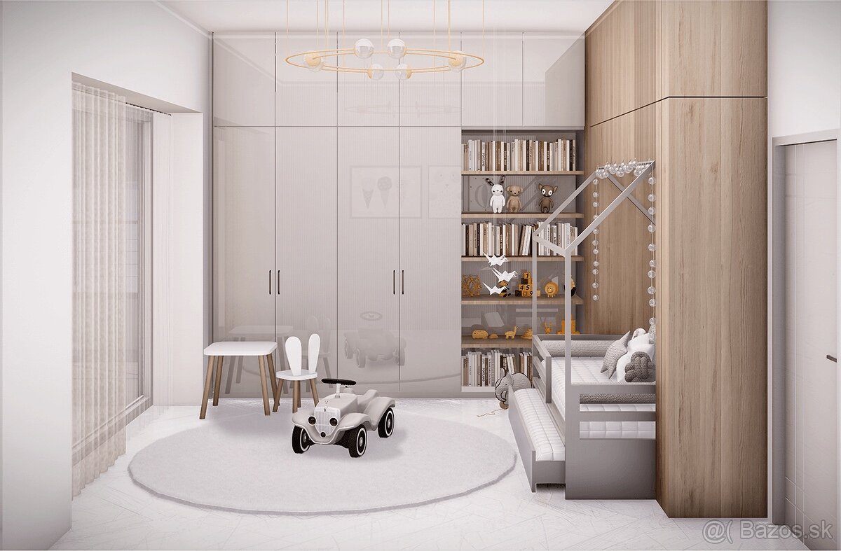 Posledný 3 izbový byt-2x kúpelňa, v projekte Bell Residence - 3