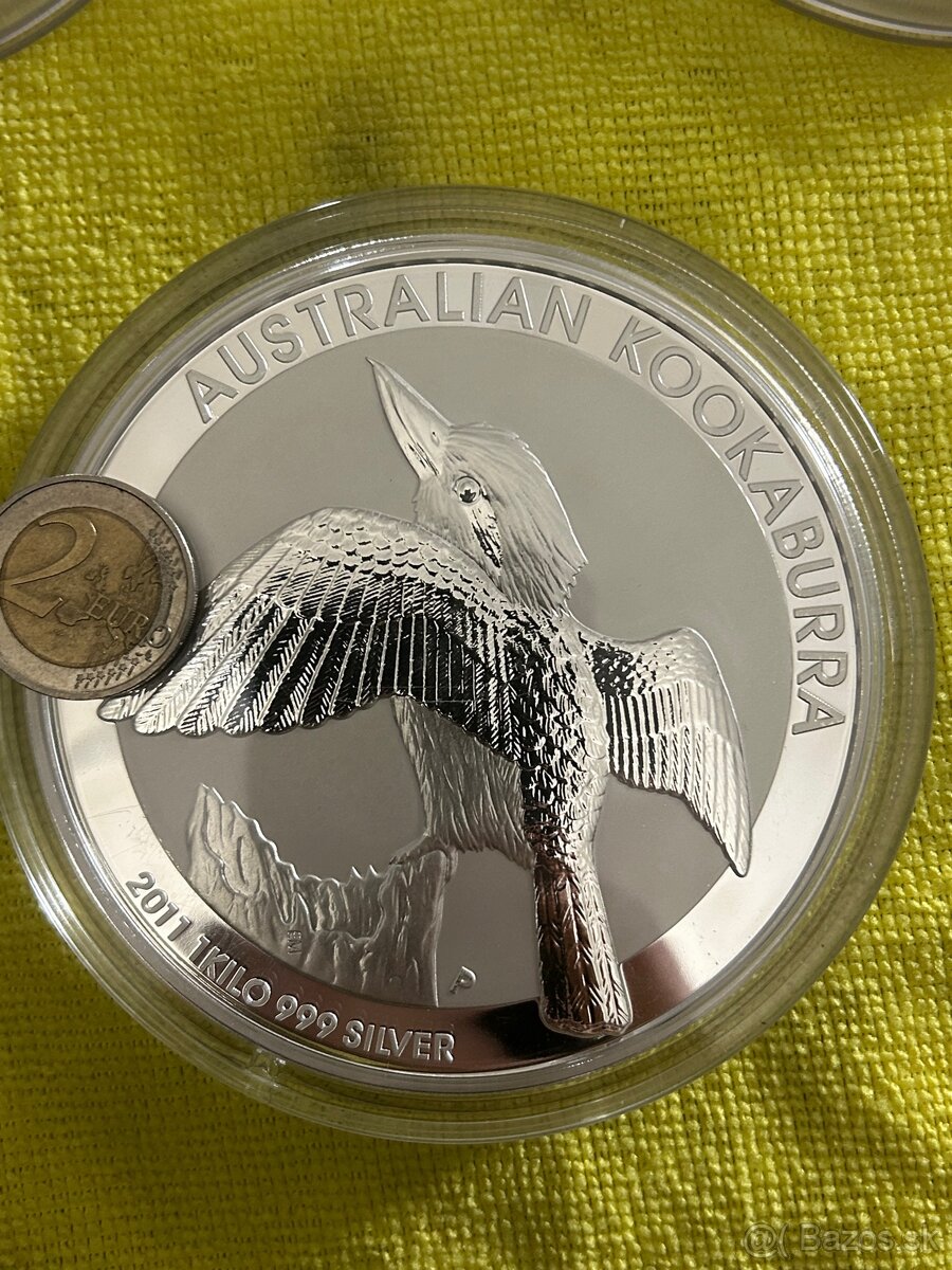 strieborne zberatelske 1 kg mince 999 - 3