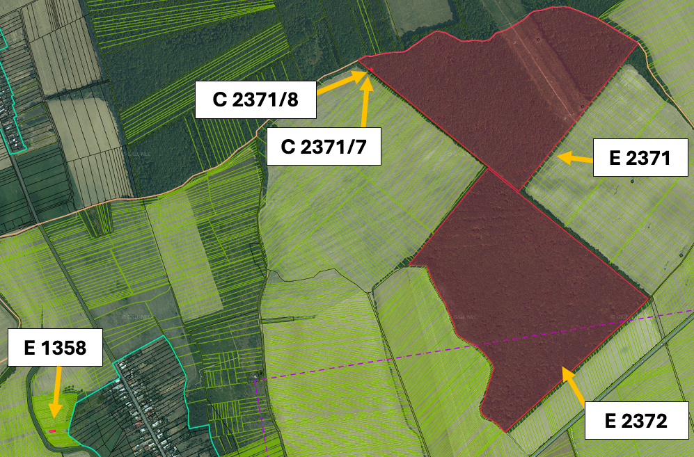 Trhovište – 11.445 m2 POZEMKY v pozemkových úpravách - 3
