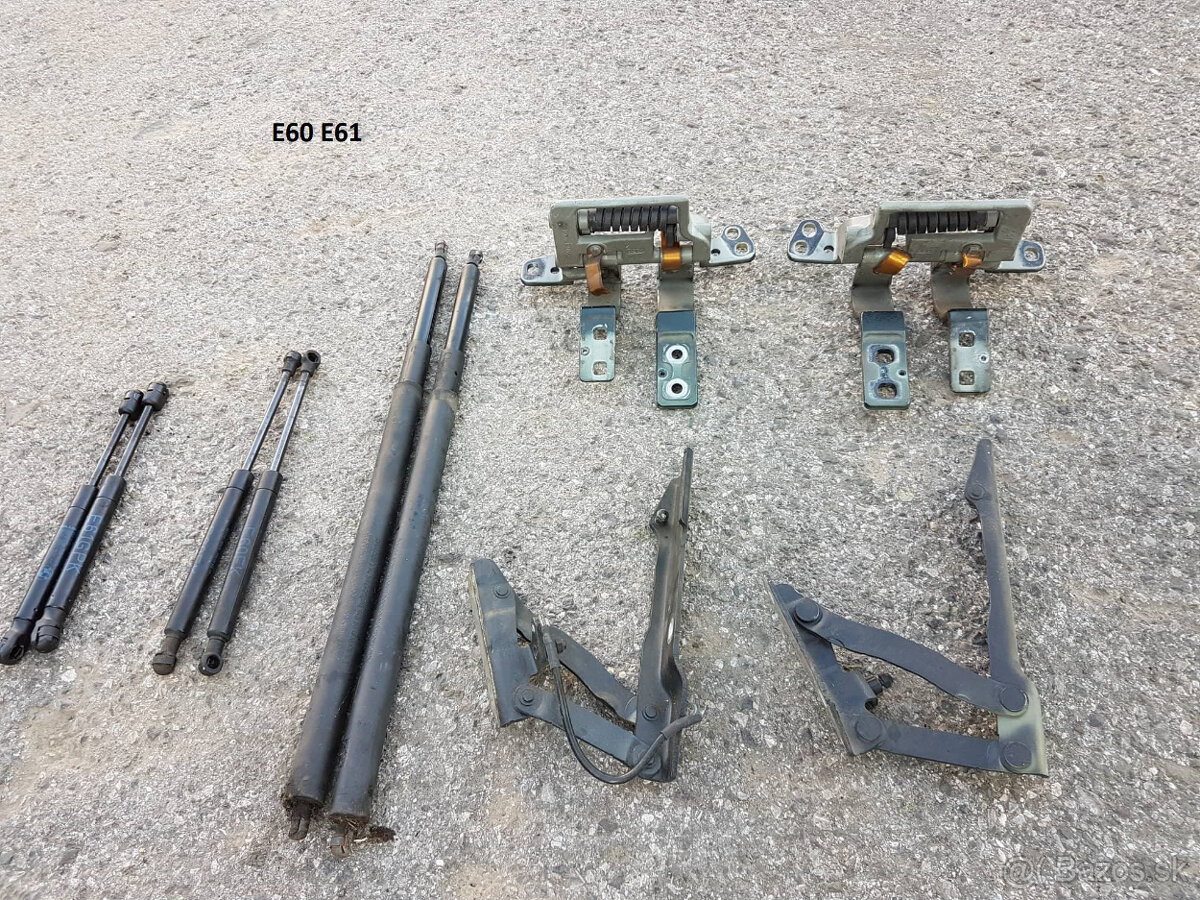 BMW E90 E91 E60 E61 pánty + vzpery kapoty, kufra - 3