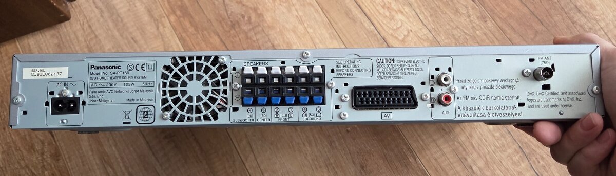 Set pre domáce kino Panasonic SC-PT160 - 3