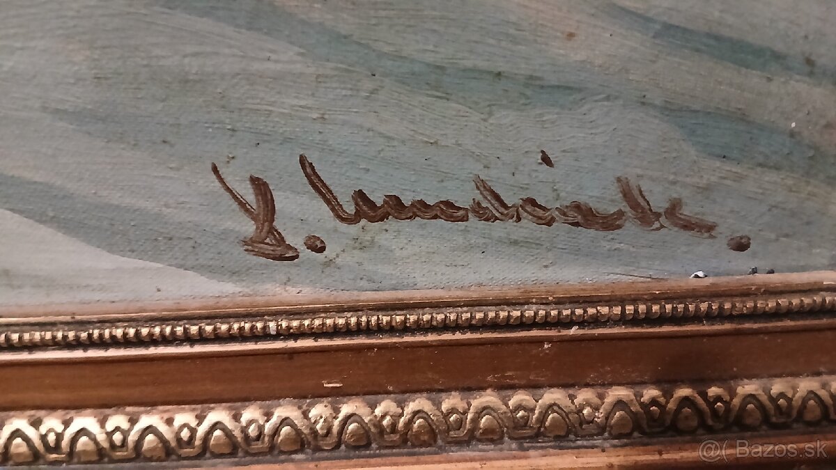 Velky obraz na plátne. JÁN MUDRAK - 3