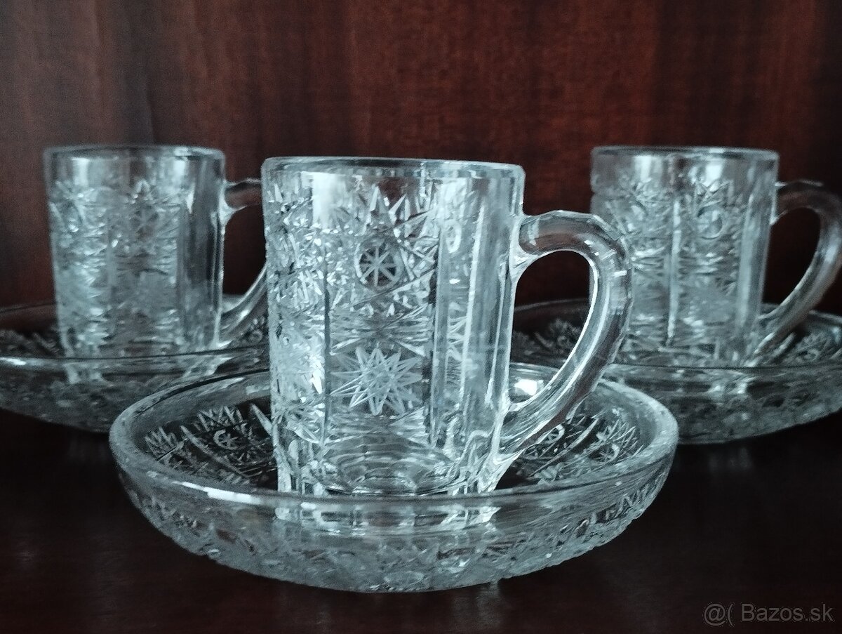 Predám krištáľové poháre sady - 3