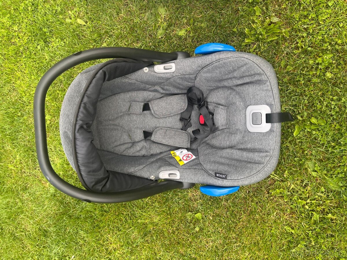 RETRO kočík Roan EMMA + vajíčko do auta - 3