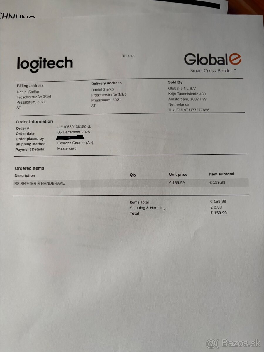 Predam 2x Logitech RS Shifter & Handbrake - 3