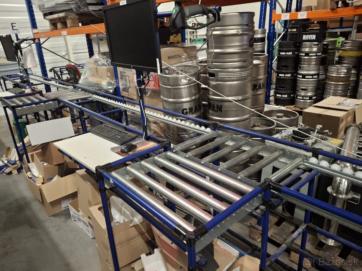 Dopravník tovaru / objednávok pre sklad 41m - 3