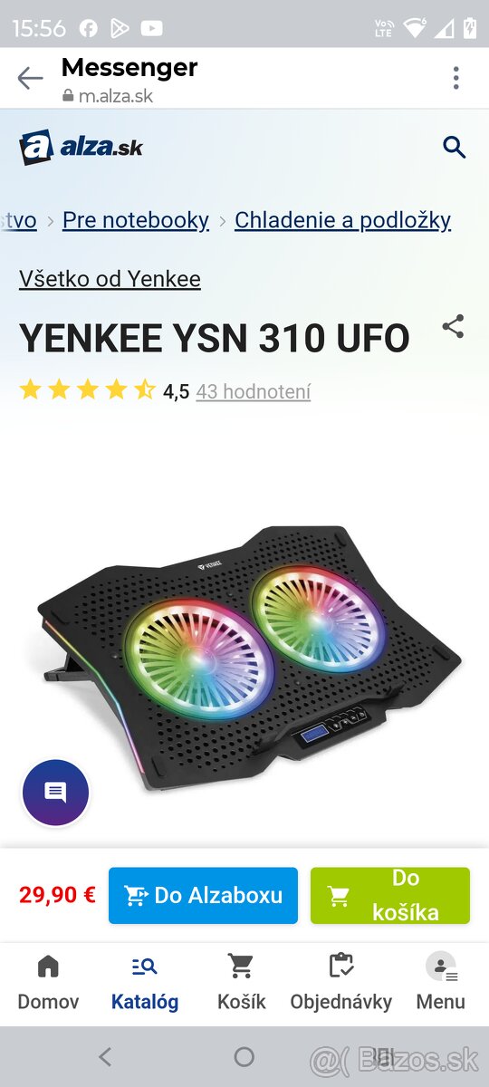 Chladiaca podložka pod notebook - 3