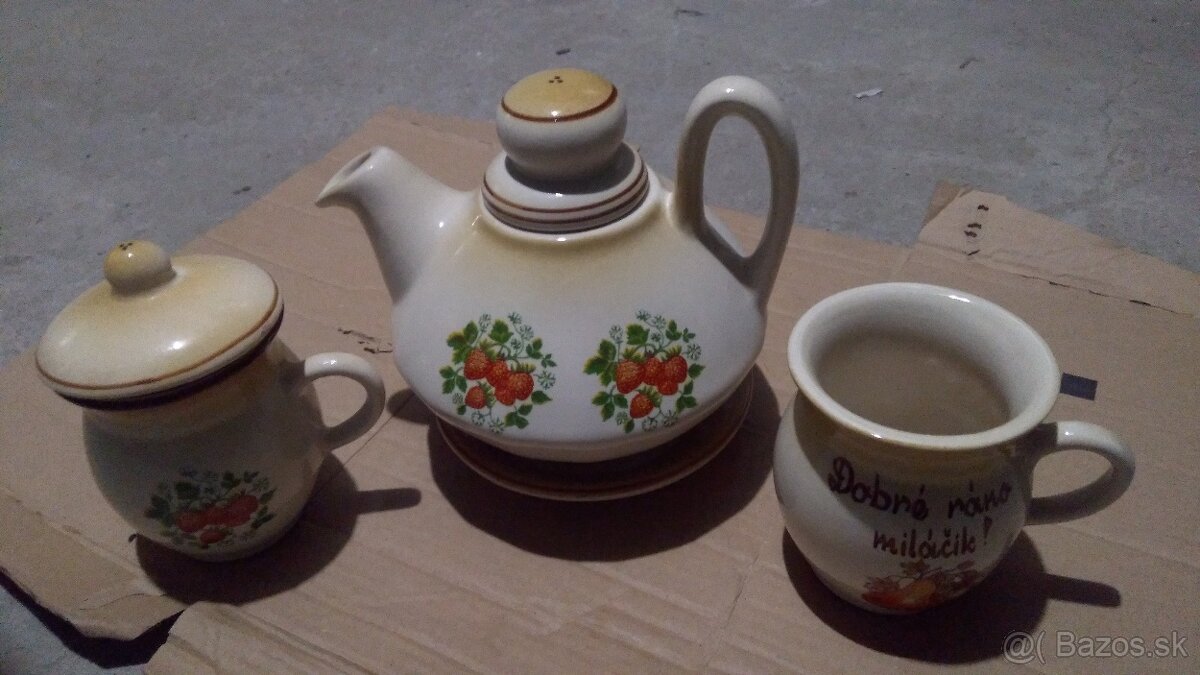 Keramická cajnikova sada - 3