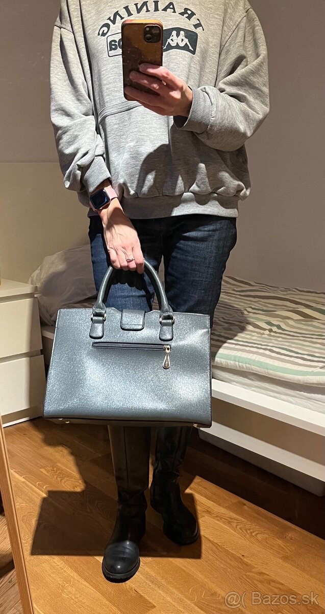 Siva elegantná kabelka - 3