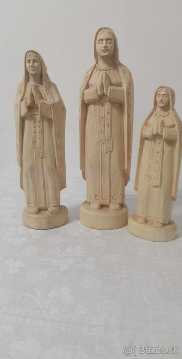 Drevena socha Panan Maria rucna praca - 3