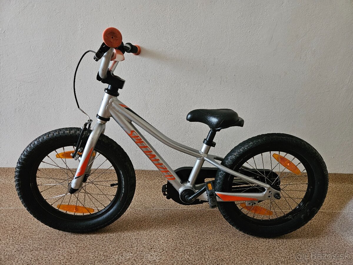 Detský bicykel 16“- Strieborný - 3