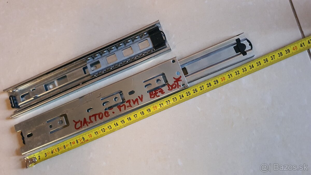 Metaboxy, výsuvy s tlmením aj bez. - 3