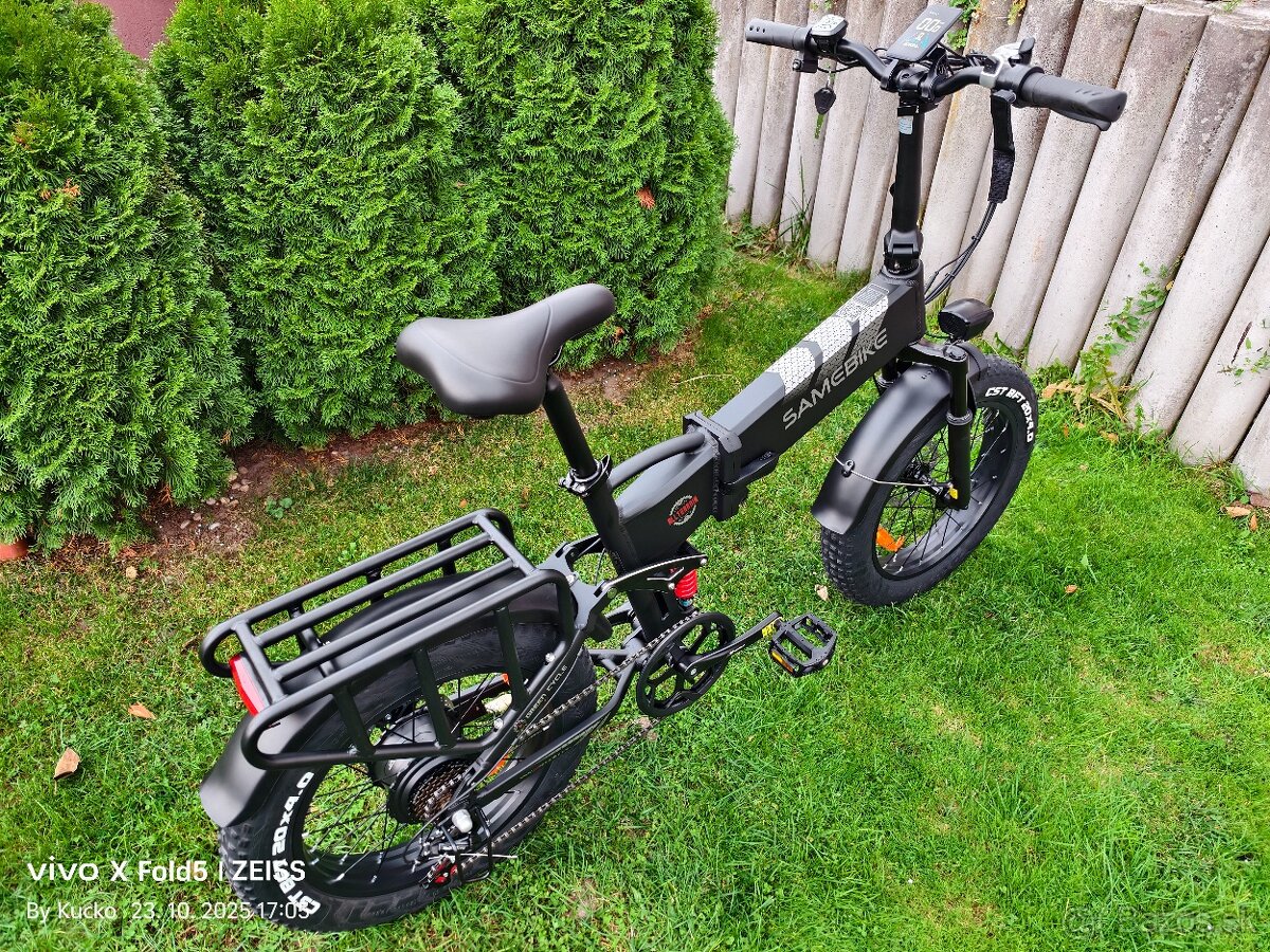 Skladací fat ebike Samebike 20x4.0",750W,15Ah,45km/h,100km - 3